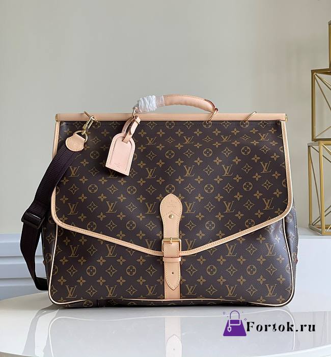 Fortok Louis Vuitton Hunting Bag Monogram Canvas M41140 48x40x22cm - 1