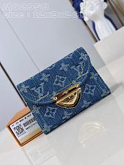 Fortok Louis Vuitton Victorine Wallet Blue Denim M82959 12x9.5x1.5cm - 1