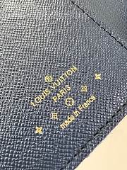 Fortok Louis Vuitton Victorine Wallet Blue Denim M82959 12x9.5x1.5cm - 4