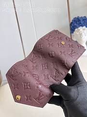 Fortok Louis Vuitton Victorine Wallet Burgundy M82488 12x9x2cm - 6