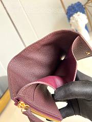 Fortok Louis Vuitton Victorine Wallet Burgundy M82488 12x9x2cm - 4