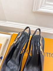Fortok Louis Vuitton Black Slingback Pumps - 6