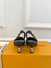 Fortok Louis Vuitton Black Slingback Pumps - 3