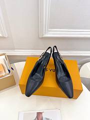 Fortok Louis Vuitton Black Slingback Pumps - 2