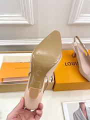 Fortok Louis Vuitton Beige Slingback Pumps - 2