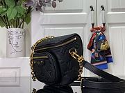 Fortok Louis Vuitton Mini Bumbag Black M82335 17x12x9.5cm  - 2