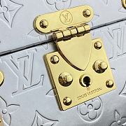 Fortok Louis Vuitton Camera Box Bag Silver M10115 16x13x7.5cm - 3