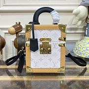 Fortok Louis Vuitton Camera Box Bag White & Beige M10079 16x13x7.5cm - 1