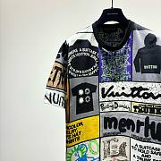 Fortok Louis Vuitton Printed Cotton T-Shirt 1AFB84 - 4