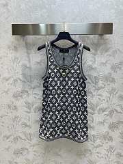 Fortok Louis Vuitton Presbyopic Knitted Tanks Grey - 1