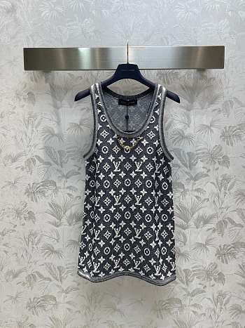 Fortok Louis Vuitton Presbyopic Knitted Tanks Grey