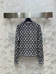 Fortok Louis Vuitton Presbyopic Round-neck Sweater Grey - 6