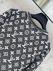 Fortok Louis Vuitton Presbyopic Round-neck Sweater Grey - 3