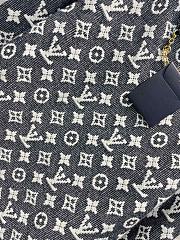Fortok Louis Vuitton Presbyopic Round-neck Sweater Grey - 2