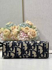Fortok Dior East West Tote Bag Beige and Black Maxi Dior Oblique Jacquard 39×35×13.5cm - 5