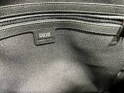 Fortok Dior Black Obique Weekender Tote Bag 40×33×22.5cm  - 5