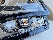 Fortok Chanel Vintage Transparent Chain Bag 25.5x16.5x6cm - 2