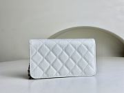 Fortok Chanel 23K Camellia Chain Shoulder Bag Cowhide White ​A96025 9.5x15.2x3.5cm - 3