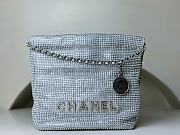 Fortok Chanel 23S Mini Diamond Handbag AS3980 19x20x6cm  - 1