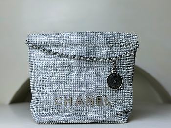 Fortok Chanel 23S Mini Diamond Handbag AS3980 19x20x6cm 