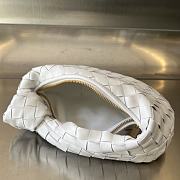 Fortok Bottega Veneta 2024 Valentine's Day Mini Jodie Bag White 23x28x8cm - 6