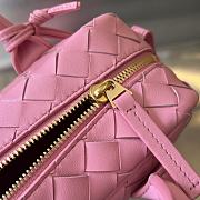Fortok Bottega Veneta Gateway Shoulder Bag Pink 23.5x17.5x9cm - 3