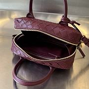 Fortok Bottega Veneta Gateway Shoulder Bag Burgundy 23.5x17.5x9cm - 6