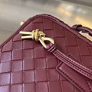 Fortok Bottega Veneta Gateway Shoulder Bag Burgundy 23.5x17.5x9cm - 4