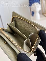 Fortok Louis Vuitton Cléa Wallet Green M82370 11x8x3cm - 3