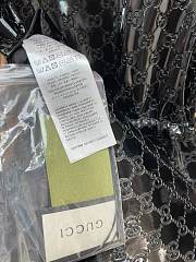 Fortok Gucci Monogram-pattern Side-stripe Shell Coat - 6