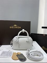 Fortok Delvaux Nano Cool Box Bag White 16.5x7.5x10.5cm - 1