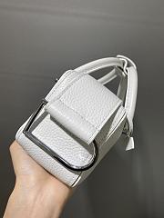 Fortok Delvaux Nano Cool Box Bag White 16.5x7.5x10.5cm - 5