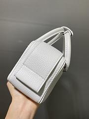 Fortok Delvaux Nano Cool Box Bag White 16.5x7.5x10.5cm - 6