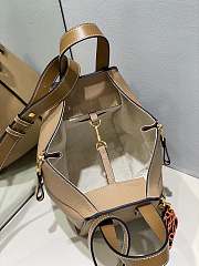 Fortok Loewe Hammock Bag in Beige 20.2x17x20cm - 6
