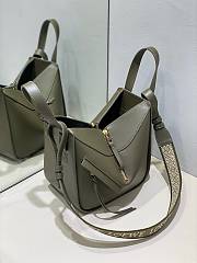 Fortok Loewe Hammock Bag in Khakhi Green 20.2x17x20cm - 5