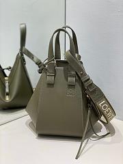 Fortok Loewe Hammock Bag in Khakhi Green 20.2x17x20cm - 4