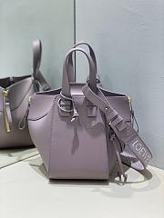 Fortok Loewe Hammock Bag in Purple 20.2x17x20cm - 1