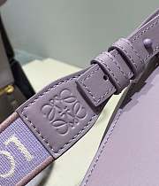 Fortok Loewe Hammock Bag in Purple 20.2x17x20cm - 5