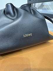 Fortok Loewe Flamenco Bag Nappa Calfskin in Black 24x18x9cm - 4
