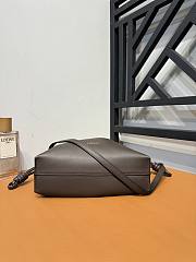 Fortok Loewe Flamenco Bag Nappa Calfskin in Dark Brown 24x18x9cm - 3