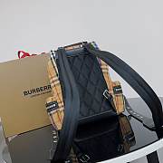 Fortok Burberry Canvas Check Rainbow Backpack 22x33cm - 2