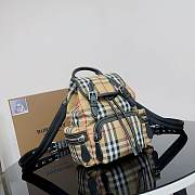 Fortok Burberry Small Rucksack In Vintage Check Nylon 16x26cm - 3