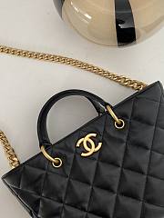 Fortok Chanel 23B Vegetable Basket Bag Black 27x20x10cm - 4