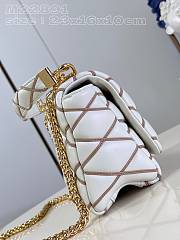 Fortok Louis Vuitton GO-14 Twist Bag White&Brown M22891 23x16x10cm - 2