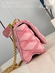 Fortok Louis Vuitton GO-14 Twist Bag Pink M22891 23x16x10cm - 6