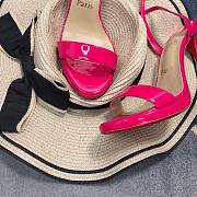 Fortok Christian Louboutin Loubi Queen Open Toe in Pink - 5