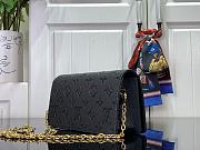 Fortok Louis Vuitton Wallet On Chain Lily Black M46919 20.5×10×3.5cm - 4