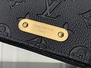 Fortok Louis Vuitton Wallet On Chain Lily Black M46919 20.5×10×3.5cm - 2