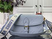 Fortok Louis Vuitton Diane Handbag Blue M46846 24x15x9cm - 1
