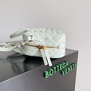 Fortok Bottega Veneta Gateway Shoulder Bag White 23.5x17.5x9cm - 4